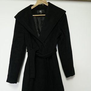 Calvin Klein Black Trench Coat